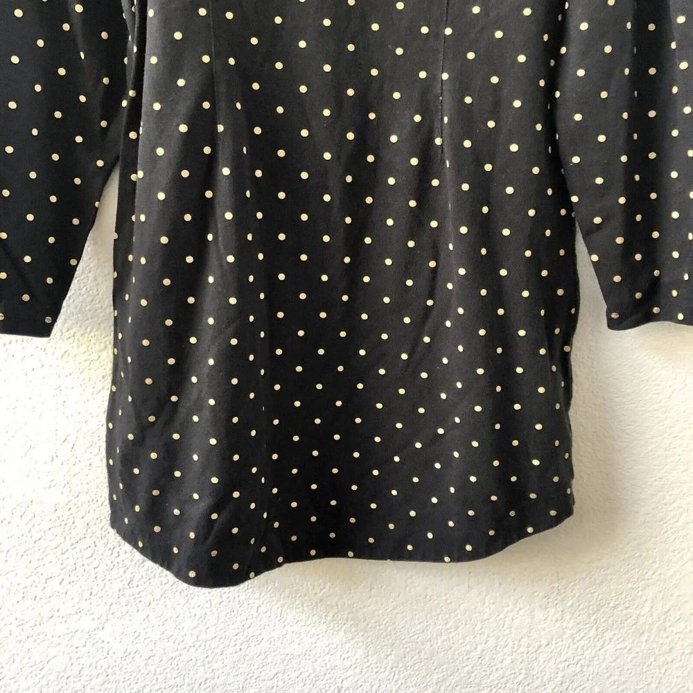 LA VIE REBECCA TAYLOR ESTELLE DOT JERSEY DRESS Size Medium - Picture 7 of 10